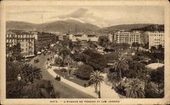 CPA Nice the avenue of VErdun and gardens