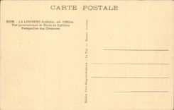CPA Louvesc Panoramic View and road of Satillieu View of the Cevennes
