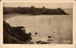 CPA Saint Cast the beach of the Pond