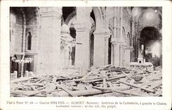 CPA Albert Interieur of the cathedral