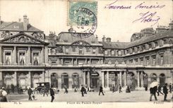 Paris CPA Place du palais royal