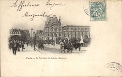 Paris CPA Pavillon de Rohan Louvre