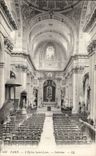 Paris CPA Eglise Saint Louis Interieur