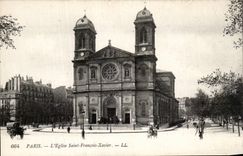 Paris CPA Eglise Saint Francois Xavier