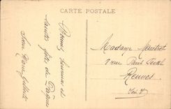 CPA Mainardi Fantasy the virgin Paris the Louvre