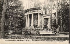 Surroundings of Mortefontaine Park of Ermenonville the temple of philosophy