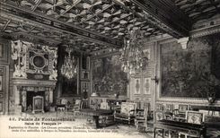 CPA Palate of Fontainebleau Living room of François 1st