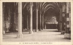 CPA Mont Saint Michel the room of the hosts