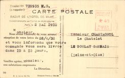 Paris CPA Gardens of Trocadero and the Eiffel Tower