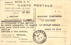 Paris CPA Perspective sur le Louvre 