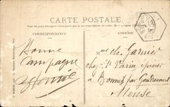 Paris CPA Carrefour of the streets of Separate and the Saints Fathers