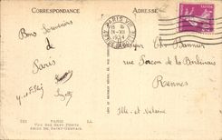 Paris CPA Vue des sept ponts prise de Saint Gervais