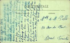 Paris CPA the street Soufflot and the Pantheon