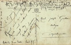 Paris CPA the door and the boulevard St Martin