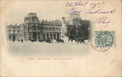 Paris CPA Le carrousel Statue de Gambetta