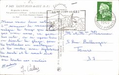 CPM Souvenir de Saint Jean de Luz