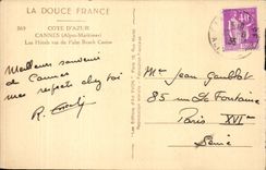 CPA Cannes hotels seen of the Palm Beach casinoe