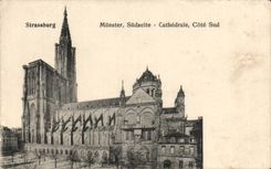 CPA Strassburg Munster Sudseite Cathedral Southern part