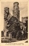 CPA Old abbey of Jumieges two Tours of the church our Lady