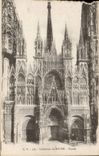 CPA Rouen Cathedral Frontage