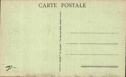 CPA Rouen Street of the large clock