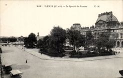 Paris CPA Square du Louvre
