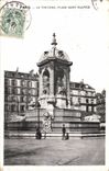 Paris CPA Fontaine Place Saint Sulpice