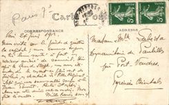 Paris CPA Panoramic View on the Eiffel Lathe and the large wheel