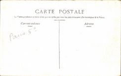 Paris CPA the Senate and the garden of Luxembourg