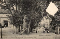 Bayonne CPA the Old street thiers and castle