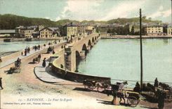 Bayonne CPA the bridge St Spirit