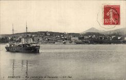 Bayonne CPA View taken of Fontarabie