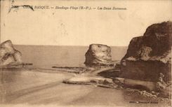 Dimension Basque Hendaye beach CPA the two twins