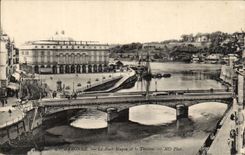 Bayonne CPA the bridge mayou and the theater