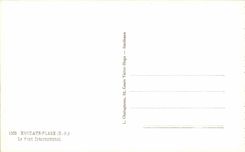 Hendaye MODERN CARD the international bridge Border