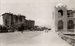 Hendaye MODERN CARD the casino and the Eskualduna hotel
