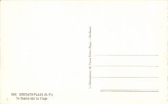 Hendaye MODERN CARD the casino on the beach