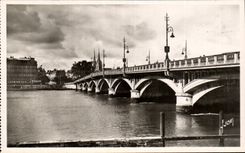 MODERN CARD Bayonne the adour and the bridge St Spirit