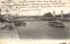 Ansicht Paris-CPA der Brucke Alexandre III