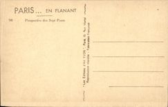 Paris CPA Perspective des sept ponts Tour Eiffel