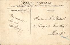 Paris CPA opera ( carte toilee )