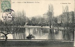 Paris CPA Montsouris Park the lake