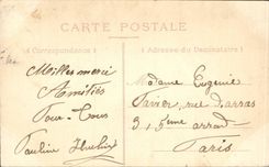 Paris CPA Eiffel Tower