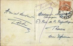 Vittel CPA Large hotel seen of the terrace of the casino