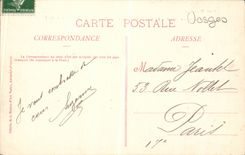 Bresse CPA the collar of Gross pierr and rocks of Moutier of the Fairies