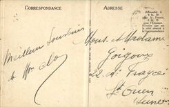 Cannes CPA Walk of the small cross and the Mount Knight