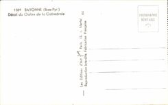 Bayonne CPA Detail of the cloister of the cathedral