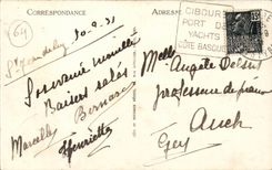 Hendaye CPA Fontarabie seen of Hendaye