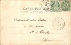 CPA Paris Brucke und Ort der Harmonie