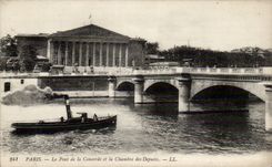 CPA Paris Bridge of the Harmony and the House of Commons